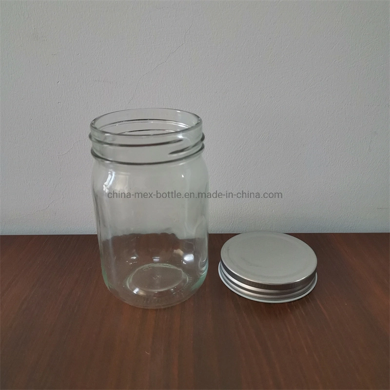 Food Storage Empty Glass Mason Jar Honey Glass Jar