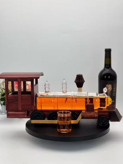 Neues Design Persönlichkeit Totenkopf Segeln Borosilikatglas Weinkaraffe